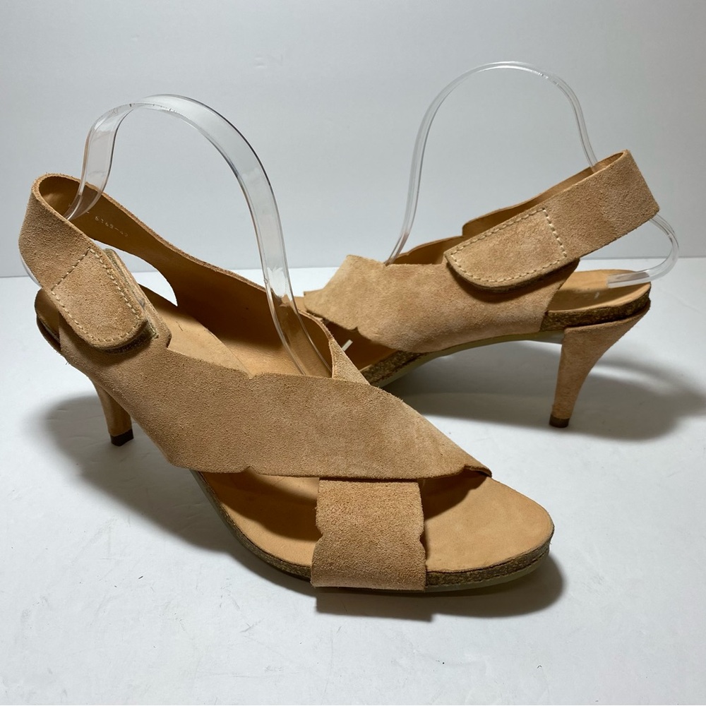 Pedro Garcia Cream Heels Slingback Kitten